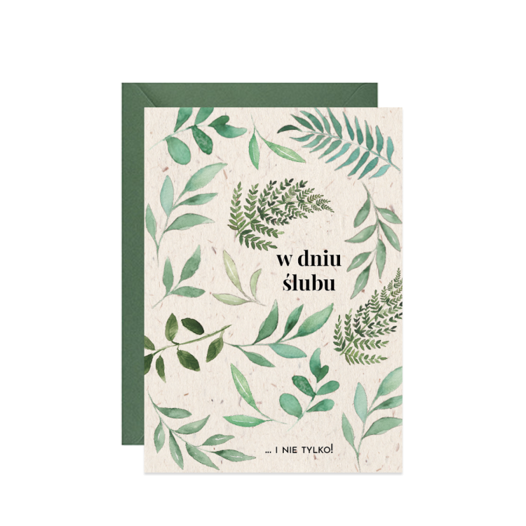 kartka-slub-w-dniu-slubu-liscie-tropikalne-eukaliptus-paperwords.png