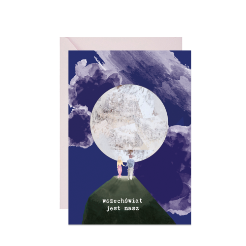 Kartka na Walentynki Wszechświat jest nasz